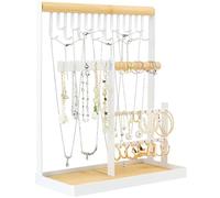 iPobie Espositore Gioielli Supporto per Gioielli,Porta Orecchini Organizer,Espositore Gioielli Portacollana Portagioielli per Orecchini Bracciali Anelli