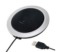 iPobie Scalda Tazza Caffe,Scalda Bevande USB Riscaldatore del Caffè in pelle PU per Uso Domestico Ufficio, Nero