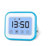 iPobie Timer Digitale da Cucina,Timer Elettronico Digitale Magnetico con Ampio Display LCD, 12/24 Ore, Countdown/Counting