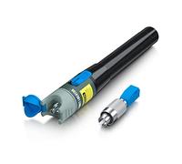 ipolex 10mW Pan Tipo plastiche Visual Fault Locator (VFL) Fibra ottica Cable Tester Meter con connettore da 2,5 mm10km Per Fiber Fault Finding