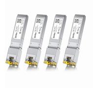 ipolex 2.5/5/10G SFP+ to RJ45 Transceiver, 10GBase-T Module, 10G-T Copper SFP+ CAT6a/CAT7 RJ45 Module, Up to 30m, for Cisco SFP-10G-T-S, Ubiquiti UF-RJ45-10G, Meraki, TP-Link, Netgear and More, 4 Pack