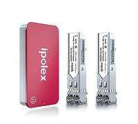 ipolex 2 PCS Transcepteur 1G SFP SX Multimode LC, Module Mini-GBIC 1000Base-SX Compatible avec Cisco GLC-SX-MMD, Ubiquiti UF-MM-1G, Meraki MA-SFP-1GB-SX, Netgear, Mikrotik, etc. (MMF, 850 nm, 550 m)