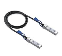 ipolex Cavo DAC 25G SFP28, cavo Twinax 25GBASE-CR SFP+, cavo passivo in rame ad attacco diretto da 25 Gbps SFP28 a SFP28, per Cisco SFP-H25GB-CU3M, Ubiquiti UACC-DAC-SFP28, Arista ecc. 0.5-m(1.64-ft).
