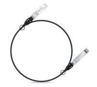 ipolex Cavo in rame 10G SFP+, DAC SFP+, cavo in rame ad attacco diretto 10GBASE-CU, cavo Twinax passivo 10Gb/s compatibile per Cisco, Ubiquiti, Meraki, Mikrotik, Intel e altri. 1-metri, 1-Pack.
