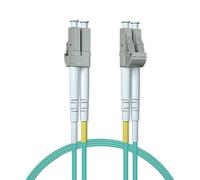 ipolex Cavo patch in fibra LC a LC multimodale, cavo fibra ottica 10Gb OM3, cavo Internet in fibra ottica duplex 50/125μm jumper fibra ottica LSZH per transceiver MMF SFP/SFP+, 3 metri, 2-Pack.