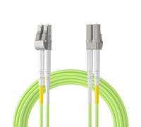 ipolex LC to LC Fiber Patch Cable Multimode, 40/100Gb OM5 Fiber Optic Cable, Duplex 50/125μm Fiber Optic Internet Cable, LSZH Fiber Optic Jumper for MMF SFP/SFP+ Transceiver, 7-meter, 1-Pack.