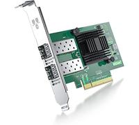 ipolex Scheda di rete da 10 Gb, 2 porte SFP+, scheda NIC da 10 GbE rispetto all'Intel X520-DA2, supporto Windows Server/Windows/Linux/VMware (non supporta Mac OS, modalità bypass)