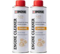 IPONE - Detergente per Motori Prima del Cambio d'olio Engine Cleaner - 300 mL - Rimuove i depositi - Riduce i Costi di Manutenzione (Confezione da 2)