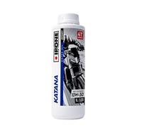 IPONE - Olio Motore Moto 4 Tempi 10W30 Full Power Katana - 100% Sintetico con Esteri - Cambio più Fluido - Tanica da 1L