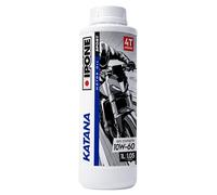 IPONE - Olio Motore Moto 4 Tempi 10W60 Full Power Katana - 100% Sintetico con Esteri - Cambio più Fluido - Tanica da 1L