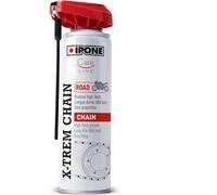 IPONE - Grasso per Catene Moto su Strada X-trem - Bottiglia Spray con Diffusore Multiposizione da 250 ml - 800 km di Durata - Getto preciso, Senza Schizzi