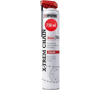 IPONE - Grasso per Catene Moto su Strada X-trem - Bottiglia spray con Diffusore Multiposizione da 750 ml - 800 km di durata - Getto preciso, senza schizzi