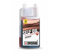 IPONE OLIO MISCELA SELF OIL SINTETICO 2T ALLA FRAGOLA CARBURANTE 1 LITRO 2 TEMPI