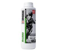 IPONE - Olio moto 4 tempi 10W40 R4000 RS - Lubrificante semi-sintetico con esteri - Alta qualità - Resistenza all'usura e protezione del motore - Tanica da 1 Litro