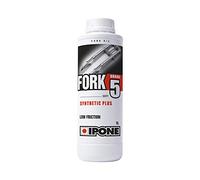 IPONE - Olio per forcella moto - Fork 5 - Semisintetico - Alte prestazioni - Tecnologia anti-attrito e anti-emulsione - Pronto all'uso - Tanica da 1 litro