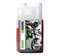 IPONE - Olio per moto a 2 tempi R2000 RS - Semisintetico con esteri - Alta qualità - Tanica da 1 litro - Profumo di Fragola