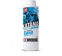 IPONE - Olio per Quad 4 Tempi 5W40 Katana ATV - 100% Sintetico a Base di esteri - Anticorrosione e antiossidazione - Tanica da 1L