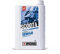 IPONE - Olio per Scooter a 4 Tempi 10W40 Scoot 4 - Semisintetico - Protezione del Motore - Risparmio di Carburante - Tanica da 2L