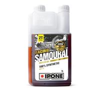 IPONE - Samourai Racing Olio Motore 2 Tempi - 100% con Esteri Sintetici - Alte Prestazioni - Tanica da 1 Litro