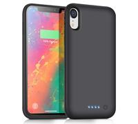 iPosible Custodia per batteria caricatore portatile ultra ricaricabile power bank case per iPhone XR [6,1 pollici] [6800 mAh]