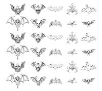 Ipotkitt Ciondoli in stile tibetano per insegnanti, religione, piume, amici, veicolo, cavallo, teschio celeste, arco e freccia, nodo del deserto, gotico, bohémien, per gioielli fai da te, Metallo