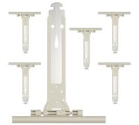 ipow 6 molle ganci flessibili per tapparelle in acciaio e nylon, molla di sospensione universale da 155 mm per il fissaggio di lamelle di tapparelle elettriche/manuali/solari