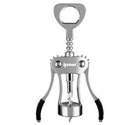 ipow Apribottiglie vino Cavatappi professionale Levatappi Accessori del vino e Regali sfociare bottiglia di birra/vino rosso con due leve antiscivolo