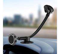 ipow Supporto Cellulare Magnetico Auto,Porta Telefono Universale con Ventosa da Macchina,Portacellulare con Braccio Regolabile da Curscotto Parabrezza per iPhone 13 12 Pro,Huawei,Xiaomi,Redmi