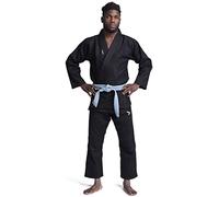 Ippon Gear Rookie, Tuta BJJ Brazilian Jiu Jitsu Unisex-Adult, Nero, One Size