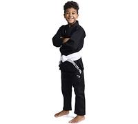 Ippon Gear Rookie, Tuta BJJ Brazilian Jiu Jitsu Unisex-Youth, Black, One Size