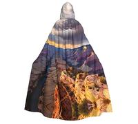 IPPONGET Beauty Grand Canyon 1 Stampa Mantello con Cappuccio Unisex Per Adulti Per Halloween Cosplay Fiere Rinascimentali Con Cappuccio