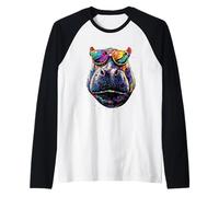 Ippopotamo Hippo Hippopotamus Ippopotamo Cute Hippos Maglia con Maniche Raglan