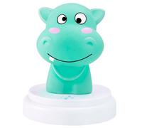 Alecto SILLY HIPPO, luce notturna a LED, ippopotamo, blu, 1 pezzo