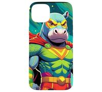 Ippopotamo supereroe Custodia per iPhone 15 Plus