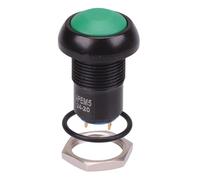 IPR1SAD3 APEM Interruttore Pulsante 12mm Verde Autoritenuta SPST IP67