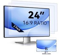 IPROKKO 2 pellicole protettive anti-luce blu da 24 pollici per monitor del computer, proporzioni 16:9 rimovibili, pellicola protettiva per gli occhi