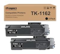 iPROSPECT TK1162 Cartuccia toner compatibile per Kyocera TK-1162 1T02RY0US0 Ricambio per stampante Ecosys P2040 P2040dw P2040dn, 7.200 pagine, 2X Nero