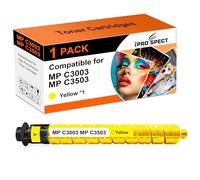 iPROSPECT Toner di ricambio compatibile MP C3003 per Ricoh MPC3003 MPC3503 841813 841814 841816 841815 per stampanti MP C3003 C3004 C3503 C3504 (1 giallo)