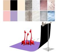 iprotech 7 sfondi fotografici double-face con supporto, 14 modelli, impermeabili, riutilizzabili, 86,4 x 58,4 cm, ideali per foto, prodotti alimentari, gioielli, cosmetici, trucco