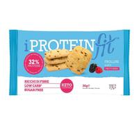 IProteinFit Frollini ai Frutti Rossi 32% di Proteine, 30g