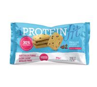 IproteinFit - Frollini Proteici Vaniglia con Gocce di Cioccolato 13% Confezione 30 Gr