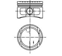 IPSA PI005600 Pistone motore