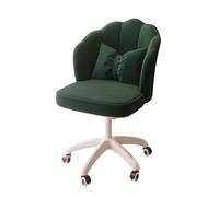IPSU Sedia Da Scrivania per Casa e Ufficio, Comoda Sedia Da Toilette Ergonomica Regolabile In Altezza con Ruote e Supporto Lombare, Sedie Da Lavoro Girevoli A 360° per Computer