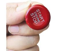 IPUDIS Coperchio Pulsante Interruttore Motore di Accensione per Alfa Romeo Giulia Stelvio 2017-2019 di Arresto del Pulsante di Avvio Decorazione