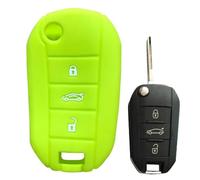 IPUDIS Custodia in Silicone per Chiave Auto FOB per Opel Corsa DFA Grandland X Crossland Combo C Custodia per Citroen C4 Cactus C5 Aircross Berlingo