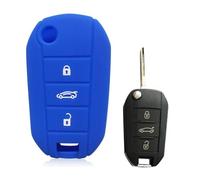 IPUDIS Custodia in Silicone per Chiave Auto FOB per Opel Corsa DFA Grandland X Crossland Combo C Custodia per Citroen C4 Cactus C5 Aircross Berlingo