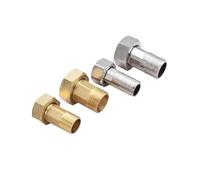 IPUDIS Hardware 1/2" 3/4" 1" 1-1/4" 1-1/2" BSP Female Male Thread Brass Pipe Fitting Coupler Connector For Water Meter Pipe Joint(NO13) Pipe Fittings