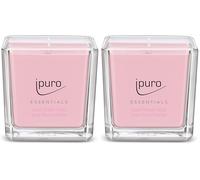 ipuro ESSENTIALS - Candela profumata Flower Bowl, 125 ml (Confezione da 2)