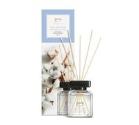 ipuro - Essentials - Profumo per ambienti di COTTON FIELDS 200 ml | Deodorante per ambienti con anice stellato, fiori di vaniglia e geranio, rosa, viola, legno di cedro | Diffusore con bastoncini |