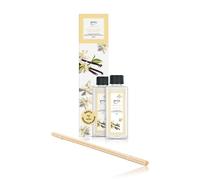 ipuro Soft Vanilla - Ricarica di profumo per ambienti con vaniglia fine - Olio profumato Refill con bastoncini profumati - Diffusore di profumo per ambienti - Bottiglia di ricarica 200 ml - Profumo